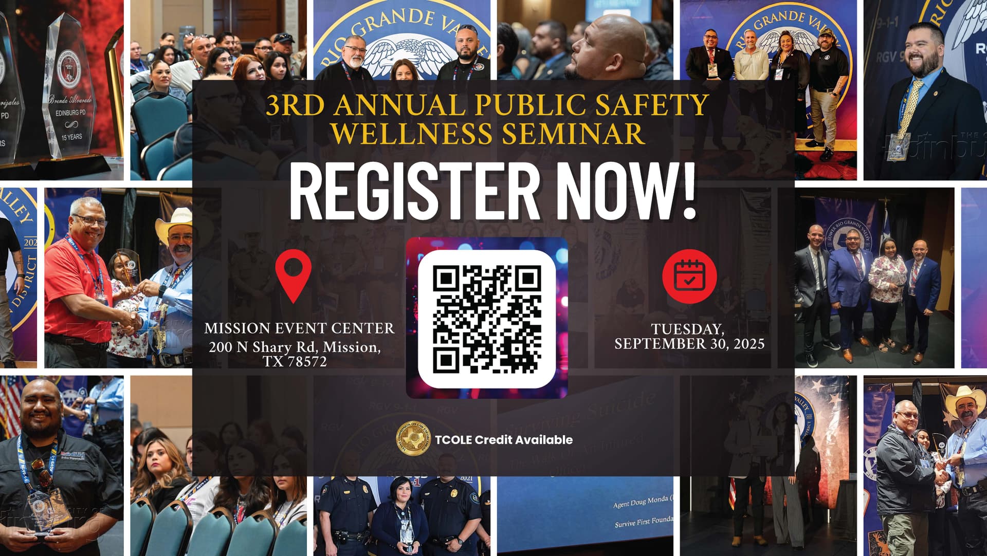 3rd Annual Public Safety Wellness Seminar Registration Flyer
